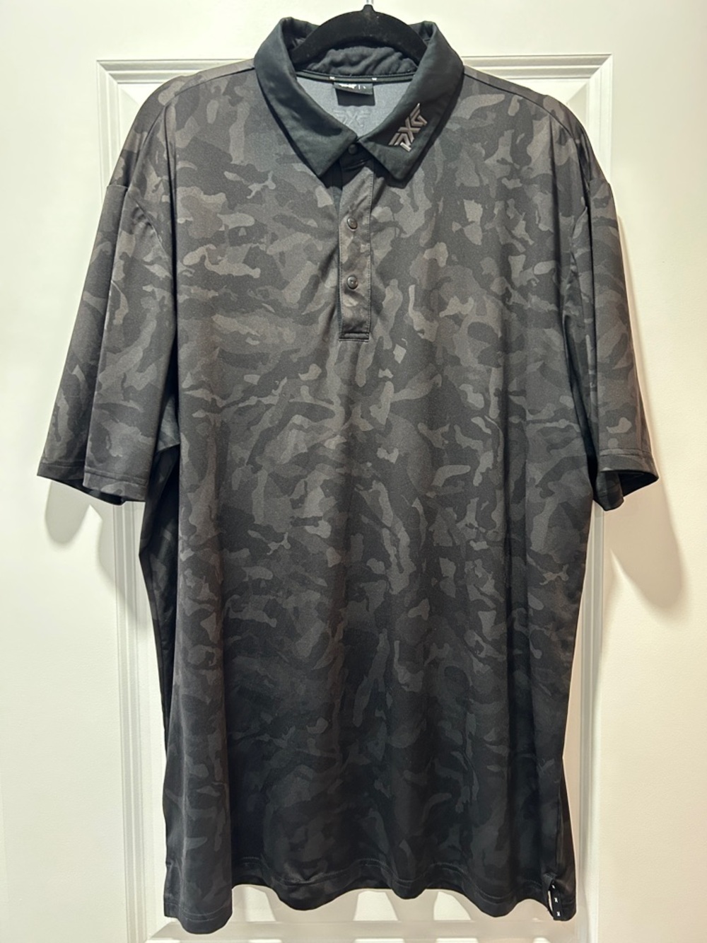 PXG Men's Black Camo Polo